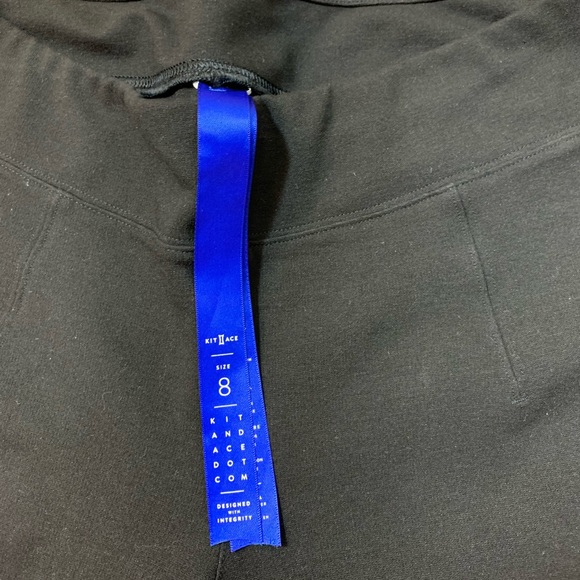 Kit and Ace York Black Stretch High Rise Pants - Picture 11 of 13